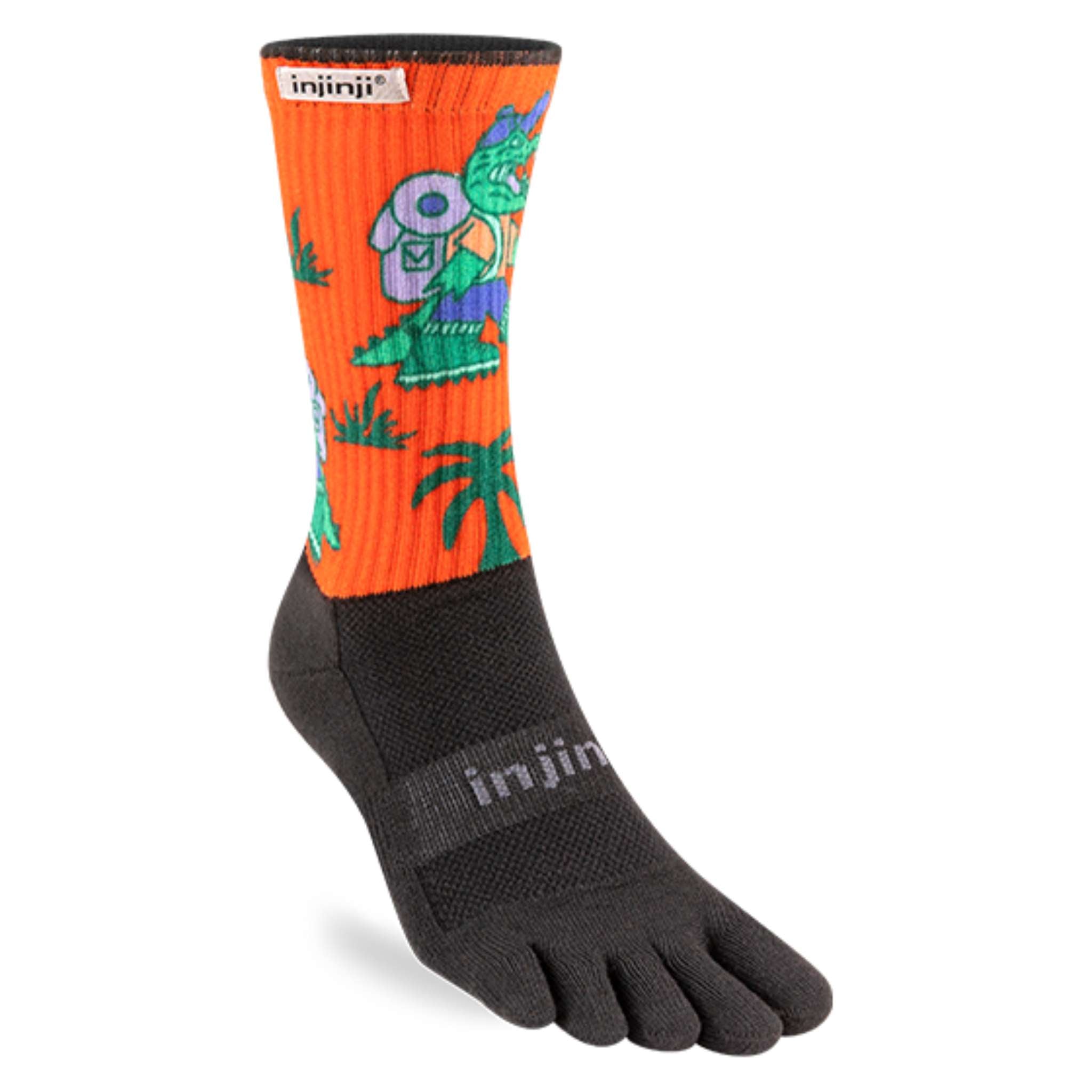 Injinji Artist Designed Women's Trail Socks - Mini Crew