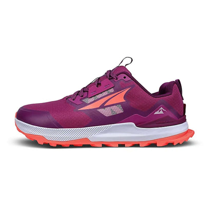 Altra Lone Peak 7.0 - Womens | Trail Running Shoes NZ | Further Faster Christchurch NZ #purple-orange