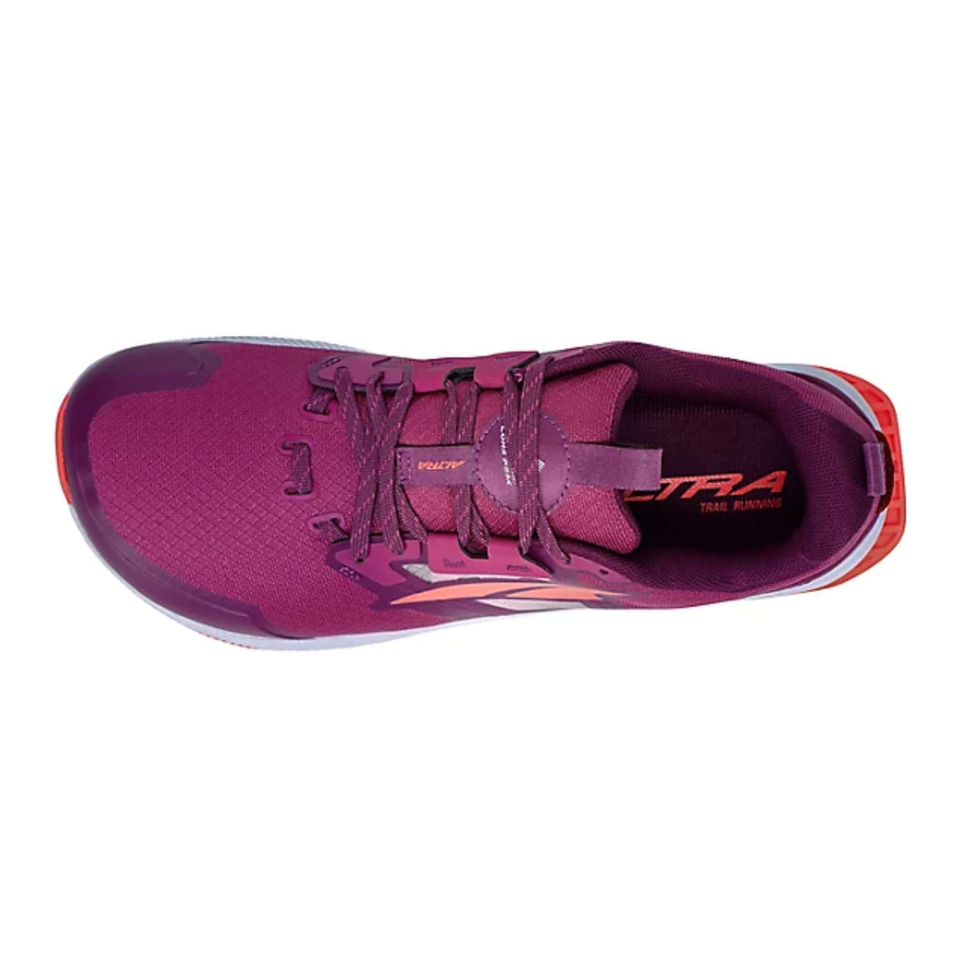 Altra Lone Peak 7.0 - Womens | Trail Running Shoes NZ | Further Faster Christchurch NZ #purple-orange