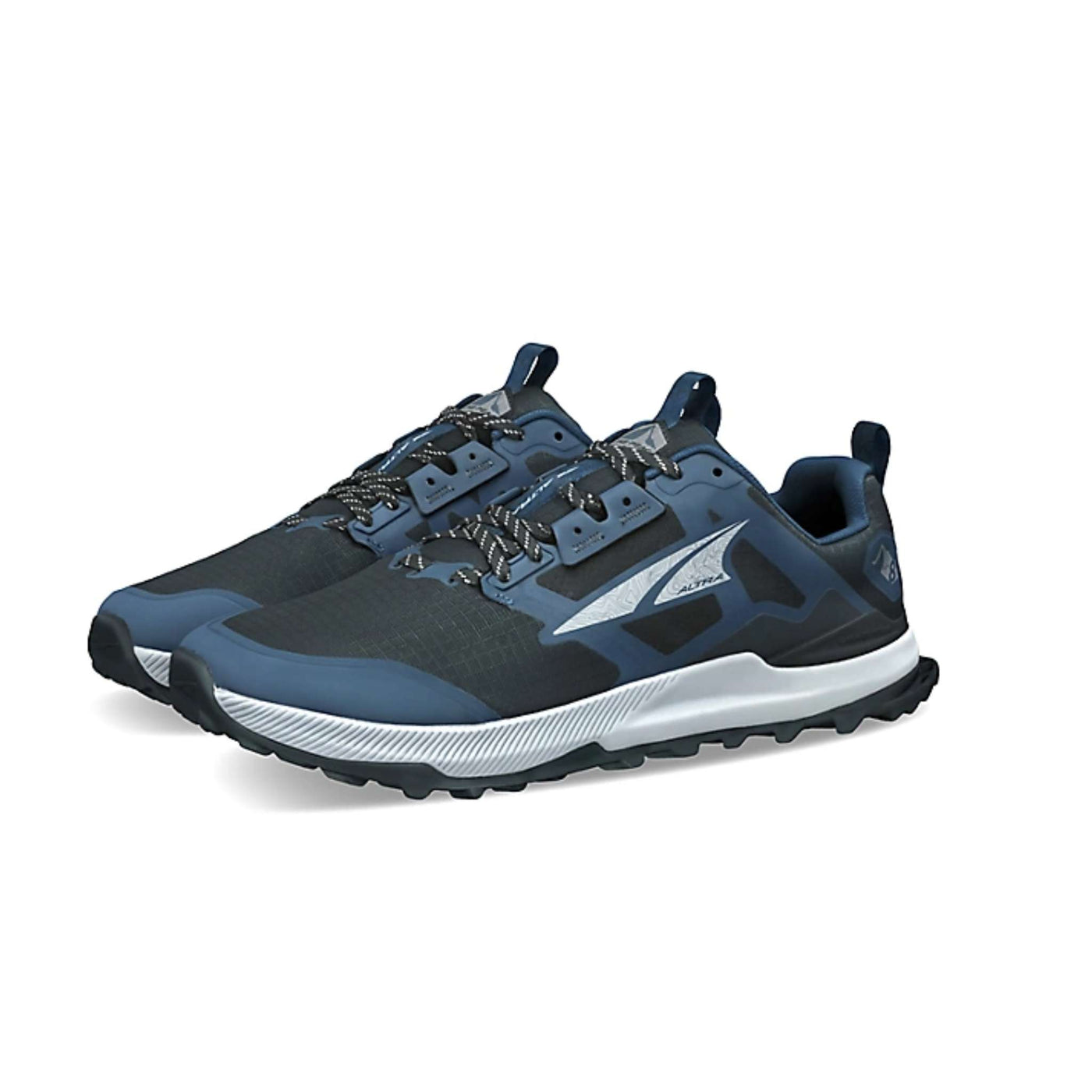 Altra Lone Peak 8 Wide - Mens | Trail Running Shoes | Further Faster Christchurch NZ | #navy-black