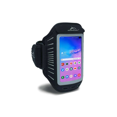 Armpocket Racer Plus | Running Armband | Further Faster Christchurch NZ #black