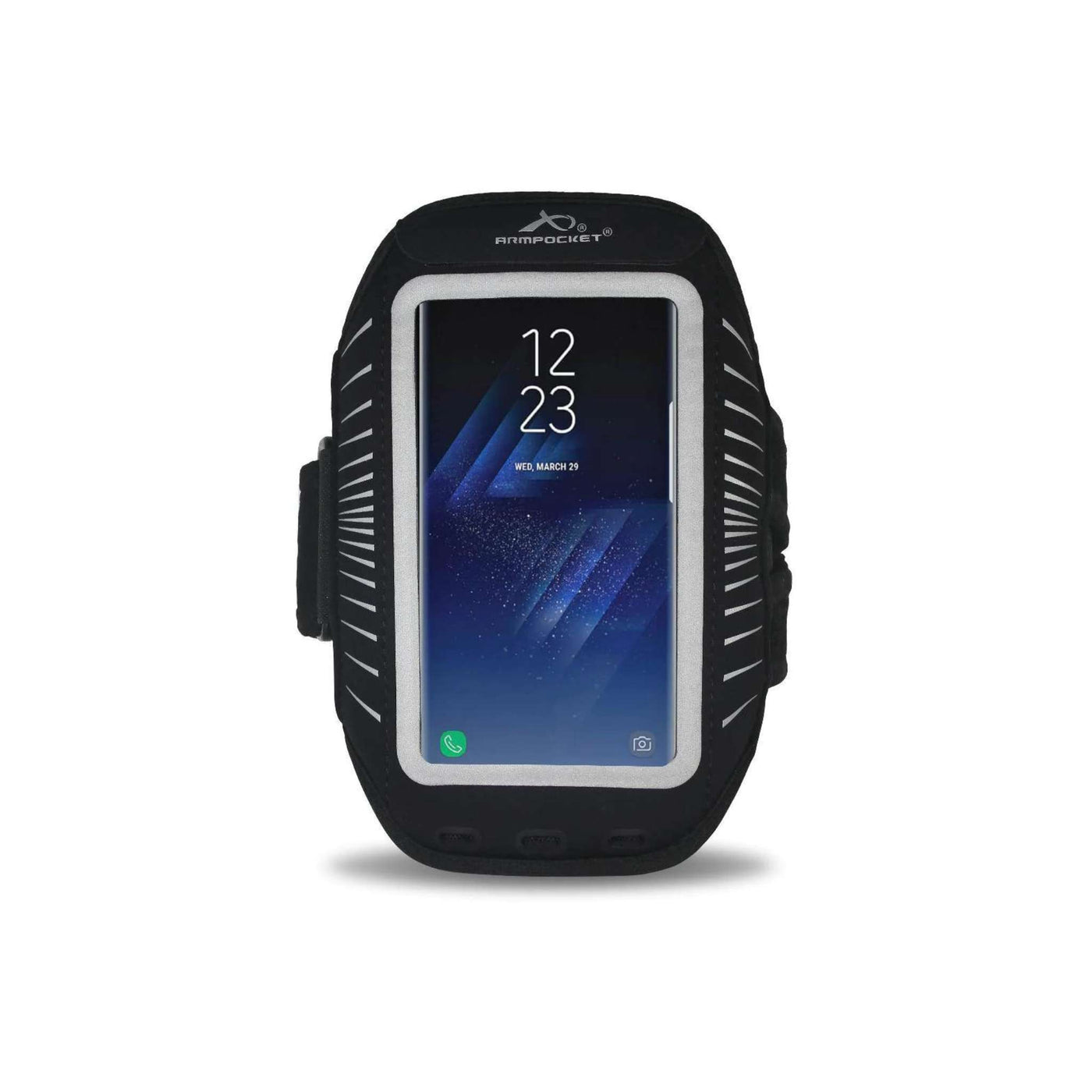 Armpocket Racer Plus | Running Armband | Further Faster Christchurch NZ #black