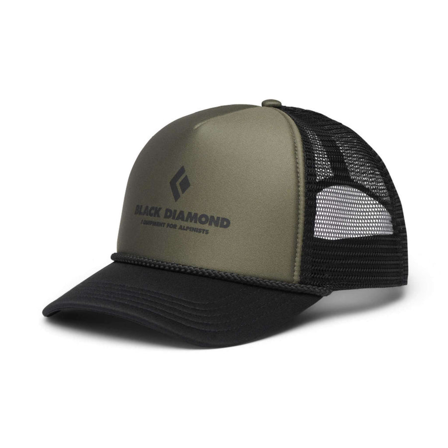 Black Diamond Flat Bill Trucker Hat Trucker Cap NZ Further Faster