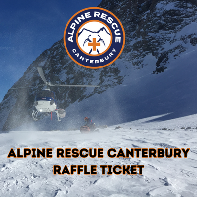 Alpine Rescue Canterbury Fundraiser Raffle Ticket