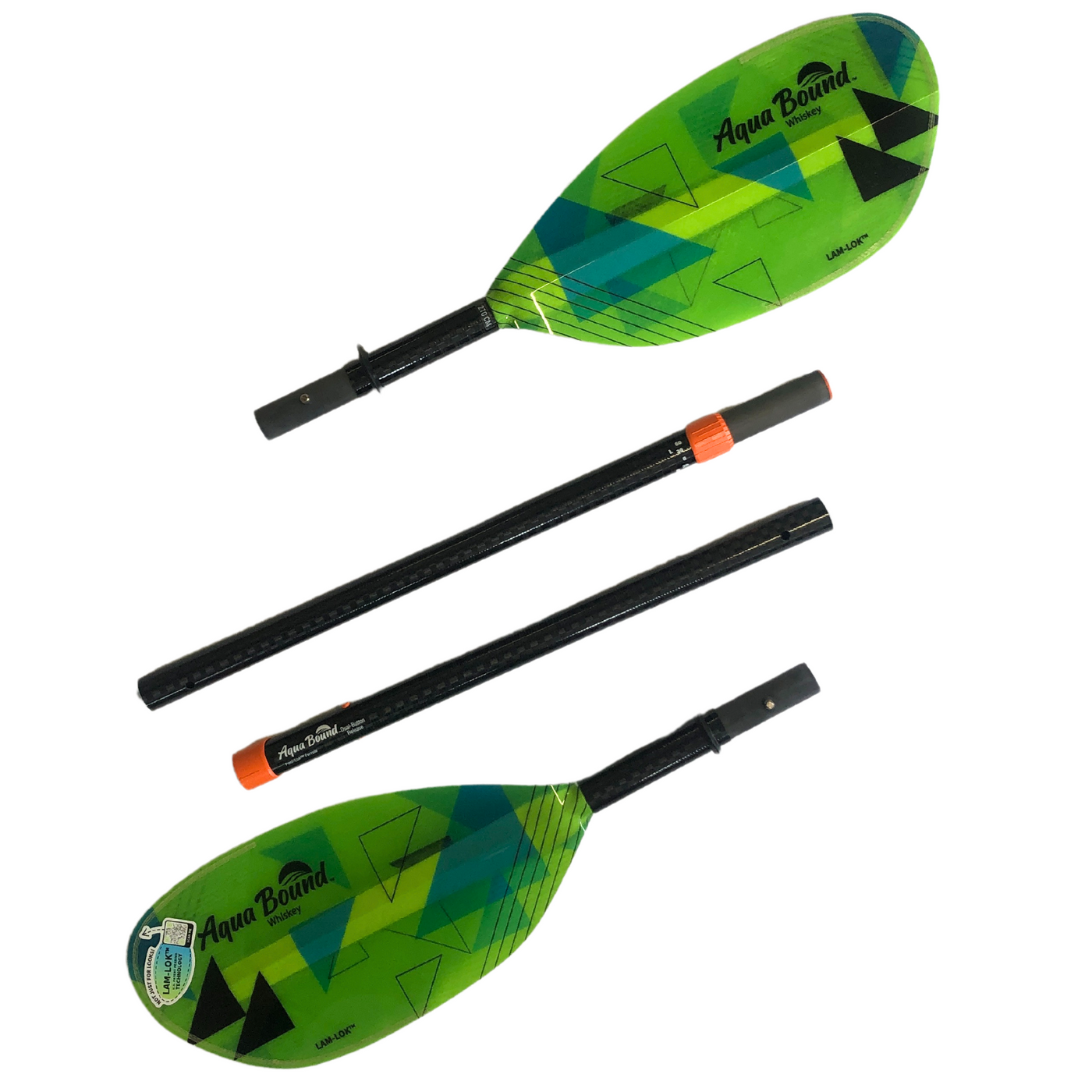 Aqua Bound Whiskey Fibreglass Lam-Lok Paddle - 4 Piece