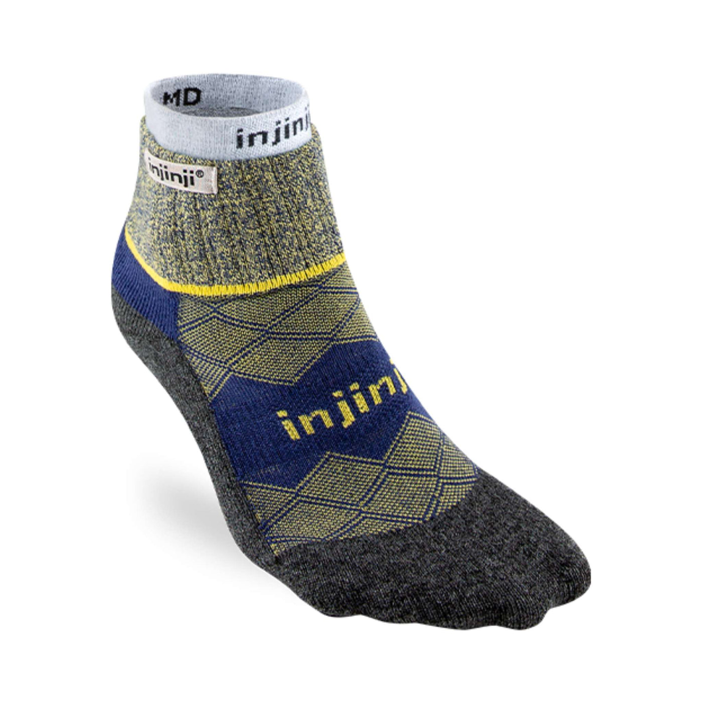 Injinji Runner + Liner Womens - Mini-Crew | Injinji Toe Sock NZ | Trail Running and Hiking Socks |Further Faster NZ #canary