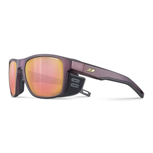 Julbo Shield M Burgundy/Gold Sunglasses - Polarised 3CF