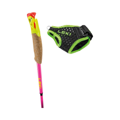 Leki UltraTrail FX.One Superlite Pole - Pair | Tramping and Mountain Running Poles NZ | Further Faster Christchurch NZ | #pink