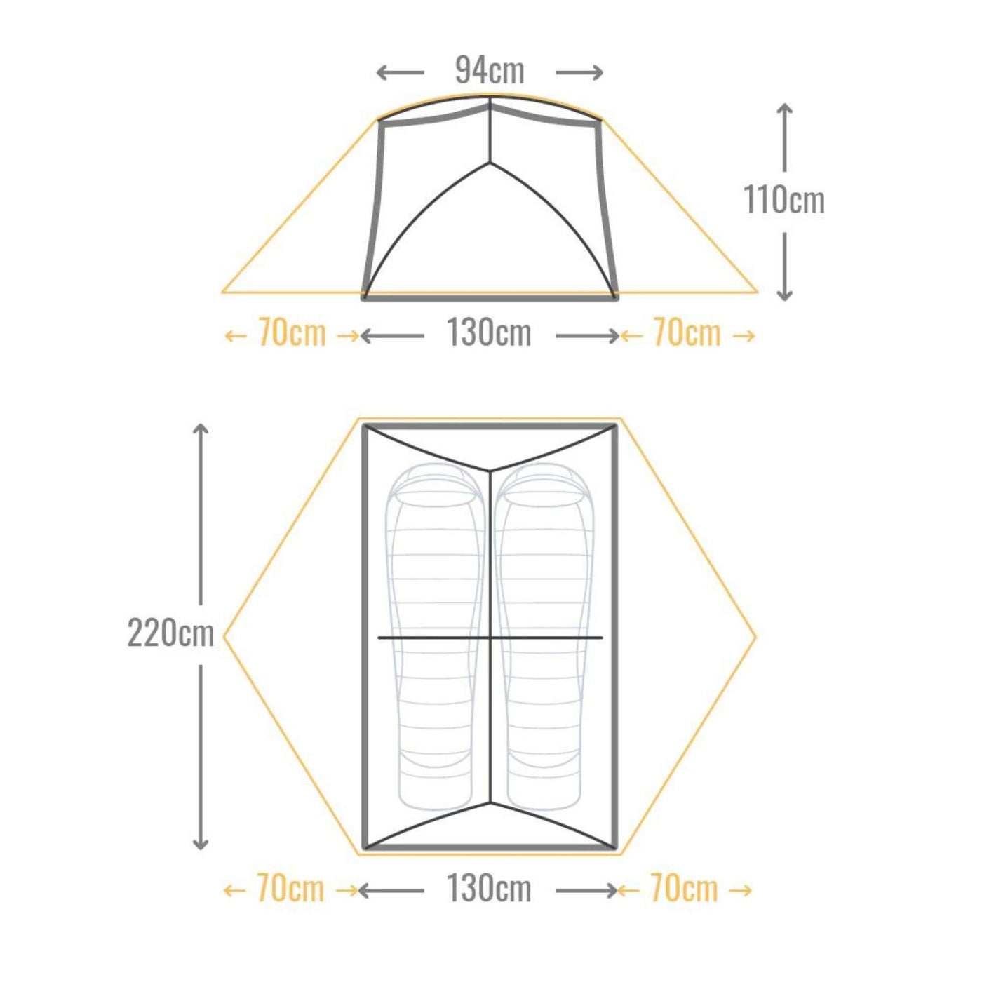 Mont Moondance 2 FN Tent | 2 Person 3 Season Tent | Further Faster Christchurch NZ | #lemongrass