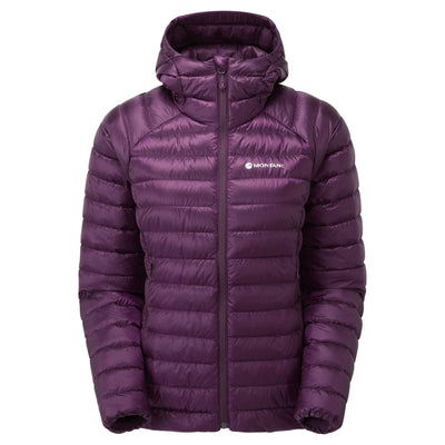 Montane Anti-Freeze Hoodie - Womens | Womens Down Insulated Jacket NZ | Further Faster Christchurch NZ #saskatoon-berry