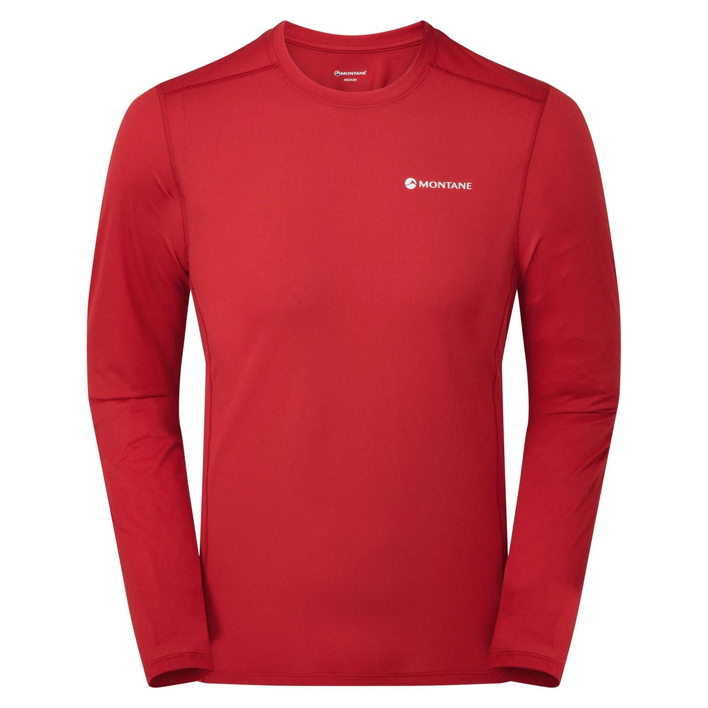Montane Dart Lite Long Sleeve T-Shirt - Mens | Base Layers | Further Faster Christchurch NZ #acer-red
