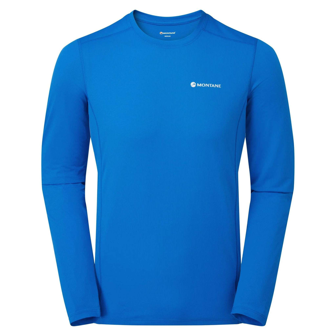 Montane Dart Lite Long Sleeve T-Shirt - Mens | Base Layers | Further Faster Christchurch NZ #electric-blue