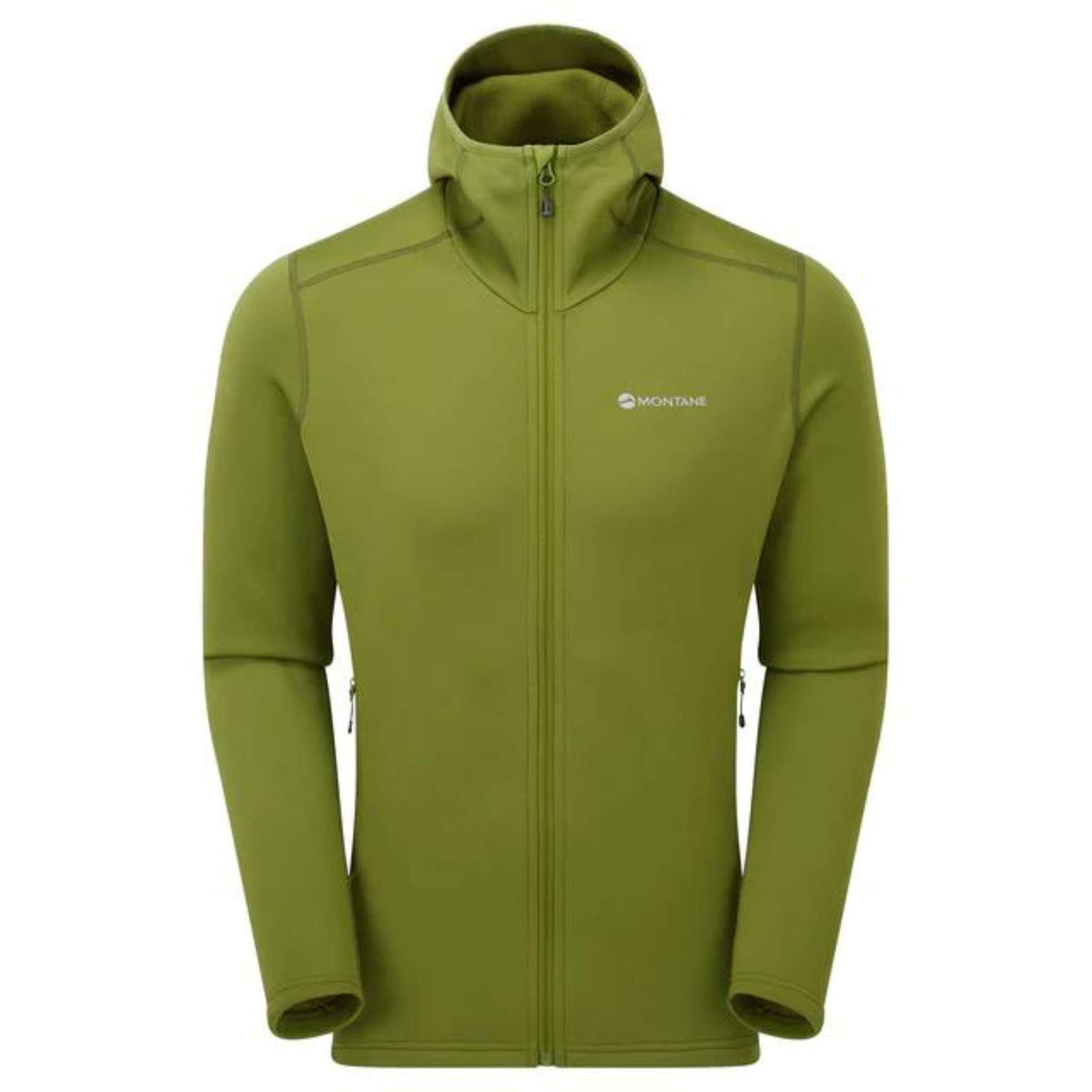 Montane Fury Hoodie - Mens | Men's Fleece Hooded Jacket | Further Faster Christchurch NZ #alder-green