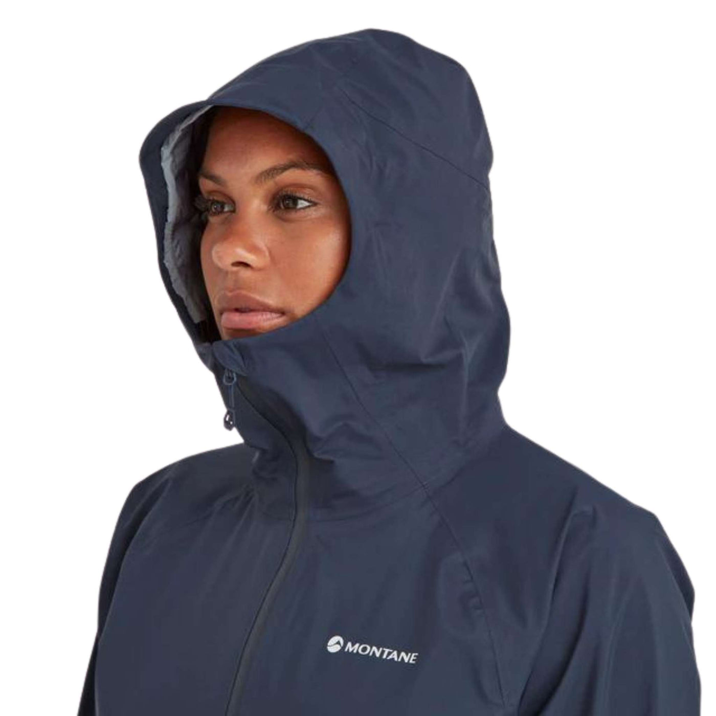 Montane Phase Lite Jacket - Womens | Montane Alpine Waterproof Jacket NZ | Further Faster Christchurch NZ #eclipse-blue