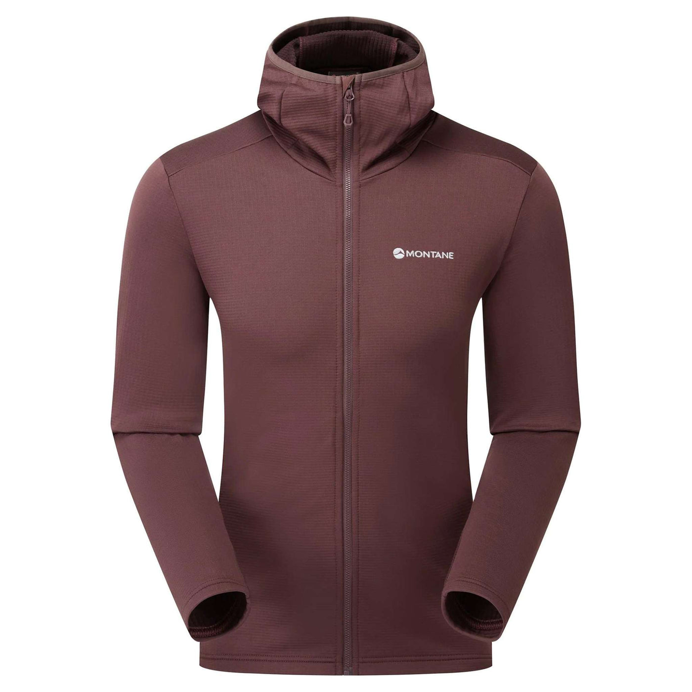 Montane Protium Hoodie - Mens | Mens Fleece Hooded Jacket | Further Faster Christchurch NZ | #dark-garnet