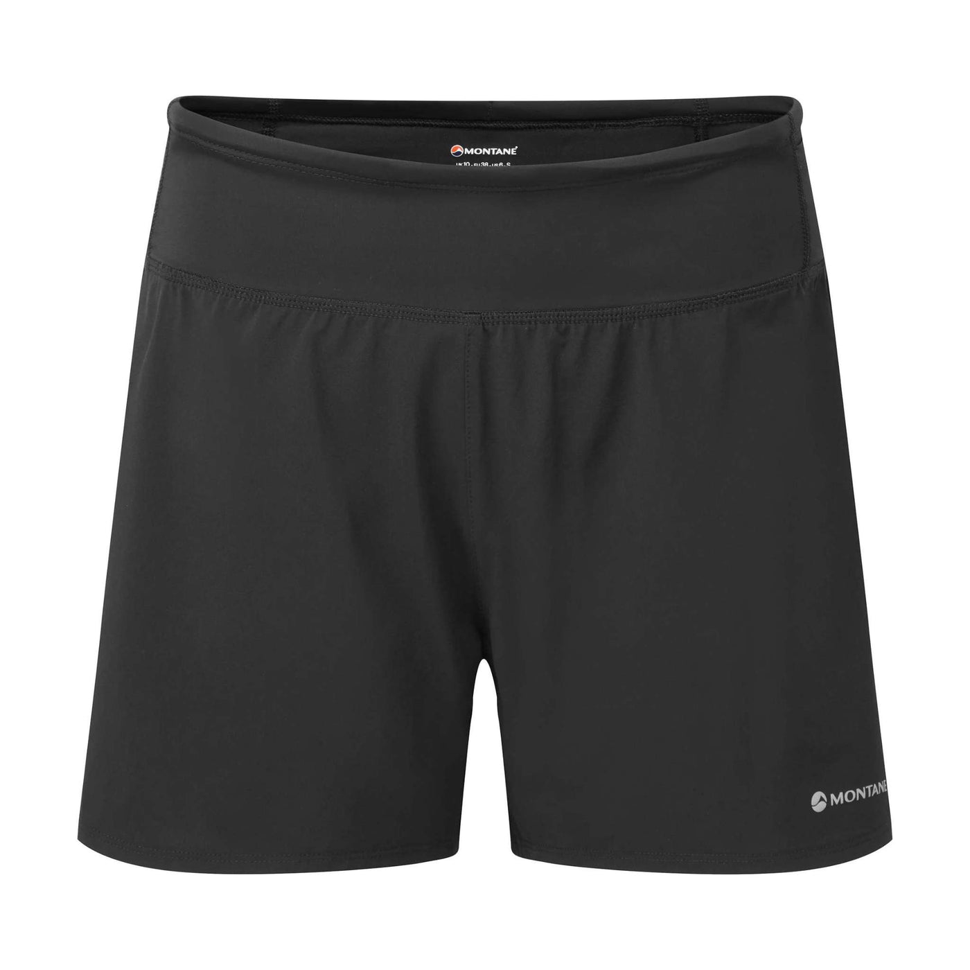 Montane Slipstream Twin Skin Shorts - Women's | Womens Trail Running Shorts | Further Faster Christchurch NZ #black