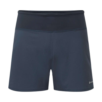 Montane Slipstream Twin Skin Shorts - Women's | Womens Trail Running Shorts | Further Faster Christchurch NZ #eclipse-blue