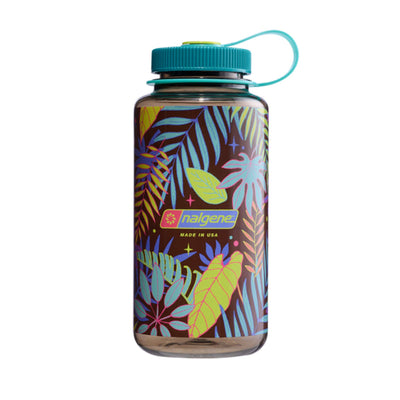 Nalgene Botanical Wide Mouth Bottle 1L | Hiking Water Bottles and Flasks | Further Faster Christchurch NZ | #ferns