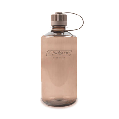 Nalgene Sustain Narrow Mouth Bottle 1L | Hiking Water Bottles and Flasks | Further Faster Christchurch NZ #mocha