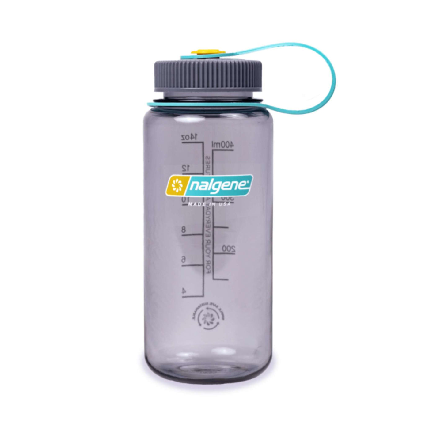 Nalgene Sustain Wide Mouth 500ml | Hiking Water Bottles and Flasks | Further Faster Christchurch NZ #aubergine