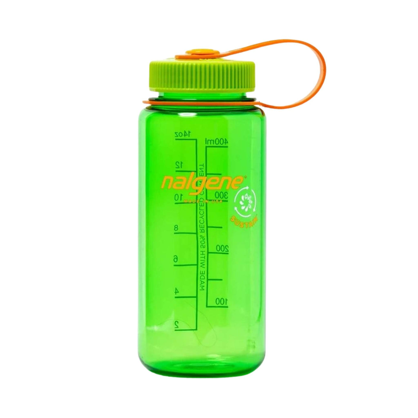 Nalgene Sustain Wide Mouth 500ml | Hiking Water Bottles and Flasks | Further Faster Christchurch NZ #melon-ball