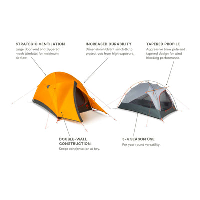 Nemo Kunai Tent - 3 Person | Nemo Equipment NZ Tents | Further Faster NZ