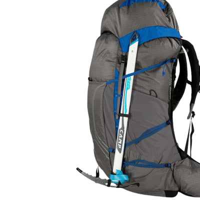 Osprey Exos Pro 55 - Mens | Hiking and Tramping Pack | Further Faster Christchurch NZ #grey-blue-exos