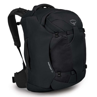 Osprey Farpoint 55 - Mens Pack | Osprey NZ | Hiking and Day Packs | Further Faster Christchurch NZ | #black