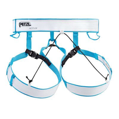 Petzl Altitude Harness | Climbing & Mountaineering Harness NZ | Further Faster Christchurch NZ #white-turquoise