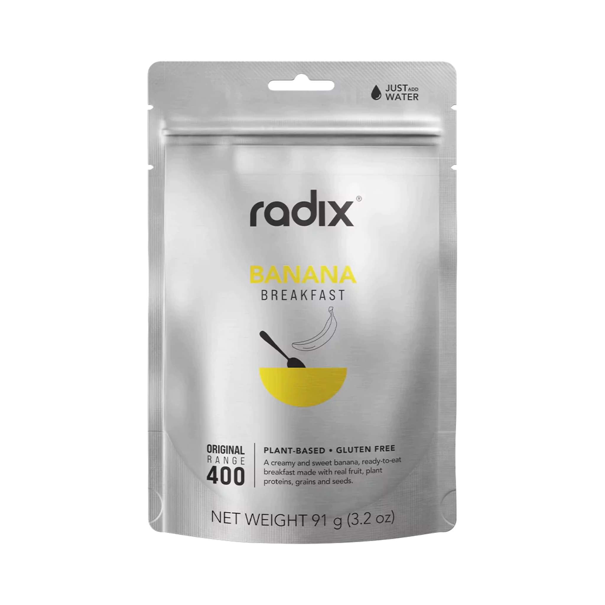 Radix Nutrition Original 400kcal Breakfast - Banana V9 | Freeze Dried ...