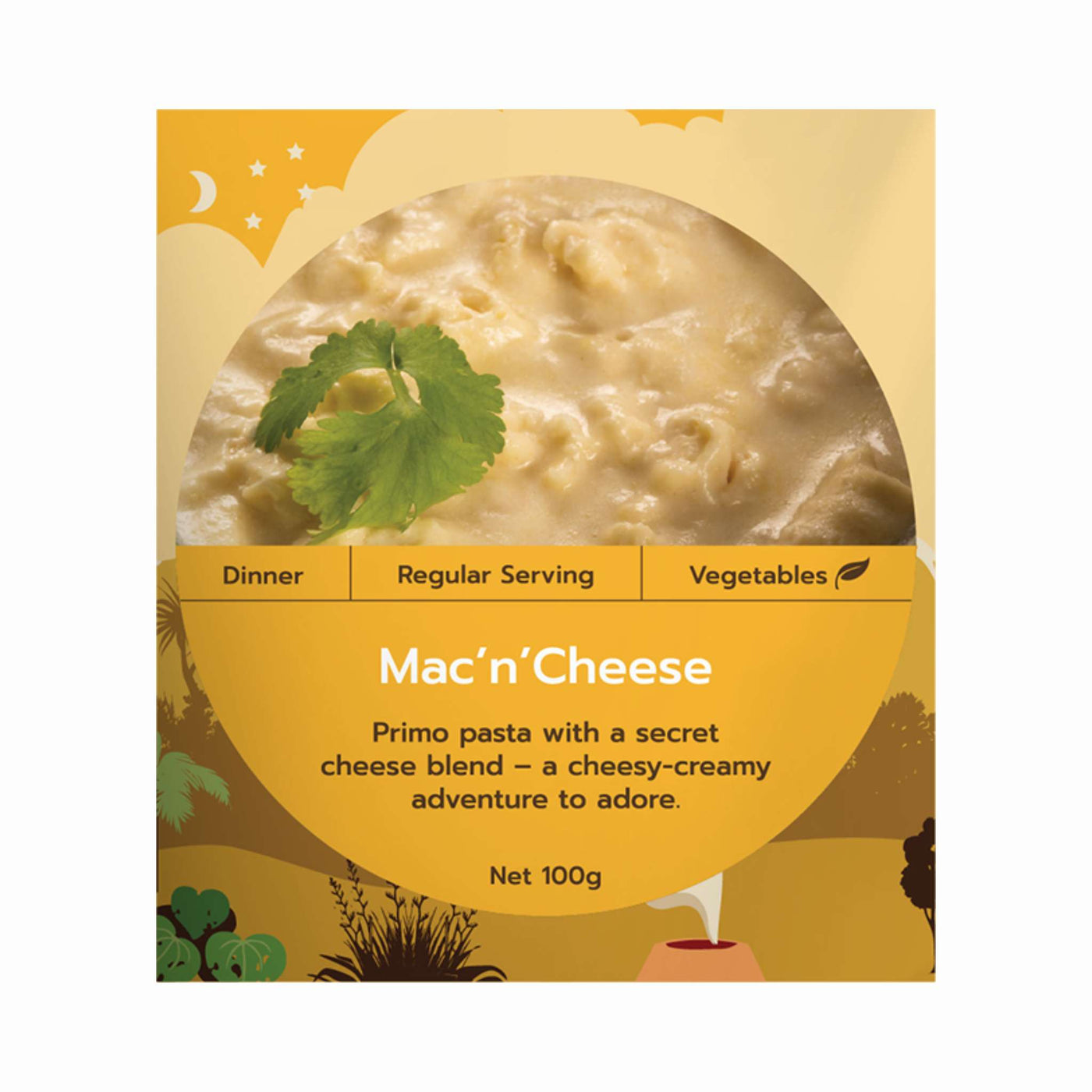 Real Meals Youth Dinner - Mac'n'Cheese | Freeze Dried Meals | Further Faster Christchurch NZ