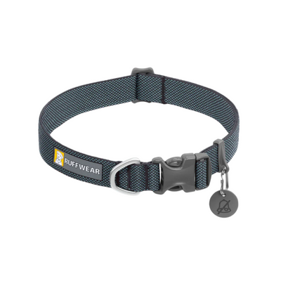 Ruffwear Hi and Light Collar | Dog Collar | Further Faster Christchurch NZ #basalt-grey