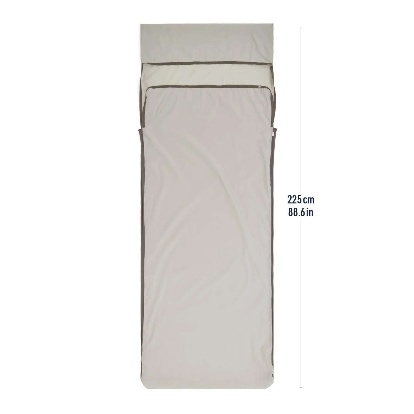 Sea to Summit Silk Blend Liner - Rectangular | Sleeping Bag Liners | Further Faster Christchurch NZ | #metric-grey