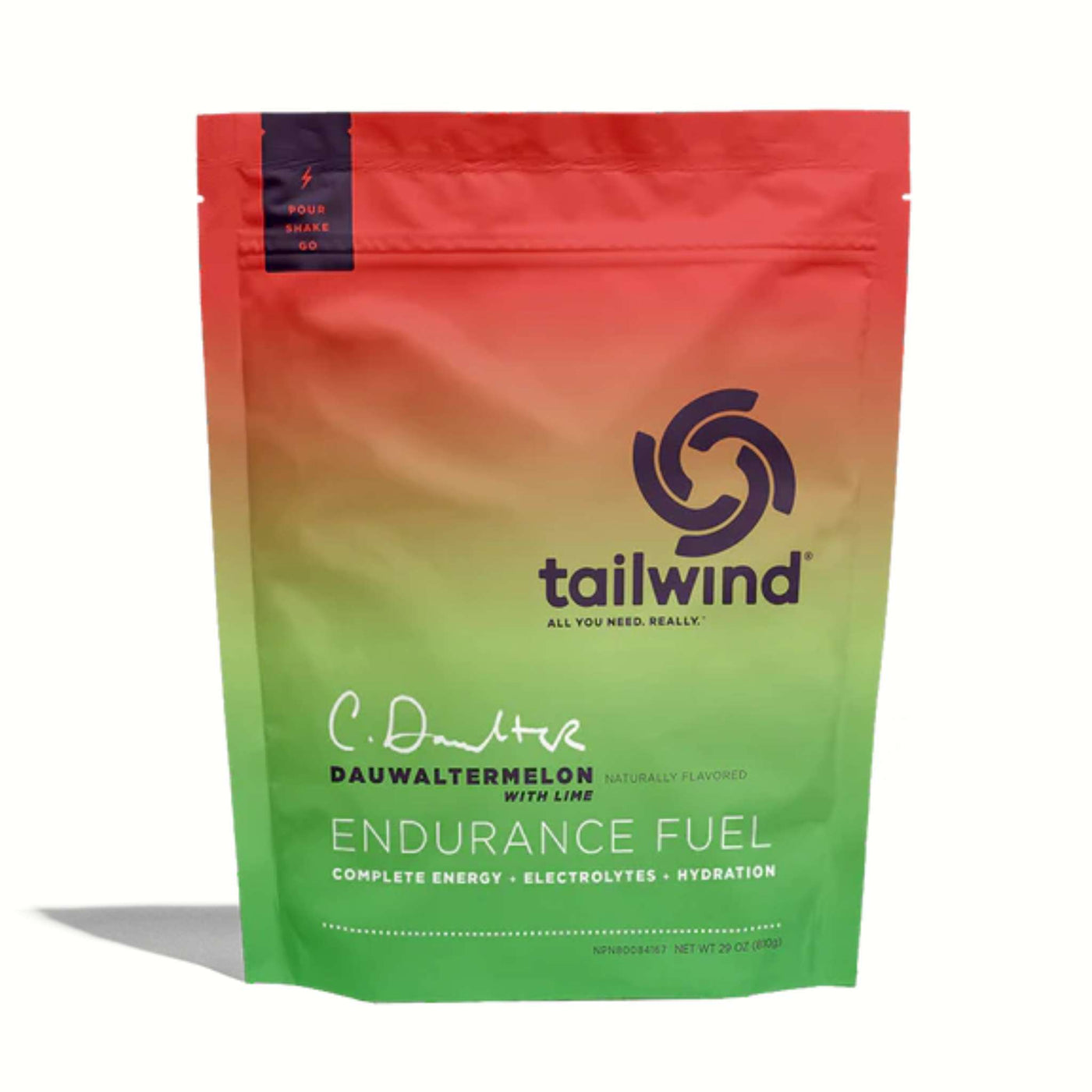 Tailwind Nutrition Endurance Fuel - 30 Serve Pouch 810g | Tailwind NZ | Sports Nutrition | Further Faster Christchurch NZ #dauwaltermelon-with-lemon