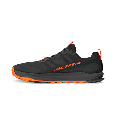 Altra Lone Peak 9+ - Mens | Trail Running Shoes for Mens | Further Faster Christchurch NZ | #black-orange