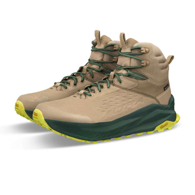 Altra Olympus 6 Hiker Mid GTX 2 - Mens | Waterproof Hiking Boots | Further Faster Christchurch NZ | #tan