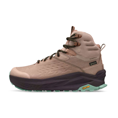 Altra Olympus 6 Hiker Mid GTX 2 - Womens | Hiking Boots for Womens | Further Faster Christchurch NZ | #tan