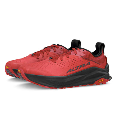 Altra Olympus 6 - Mens | Trail Running Shoes | Further Faster Christchurch NZ | #red