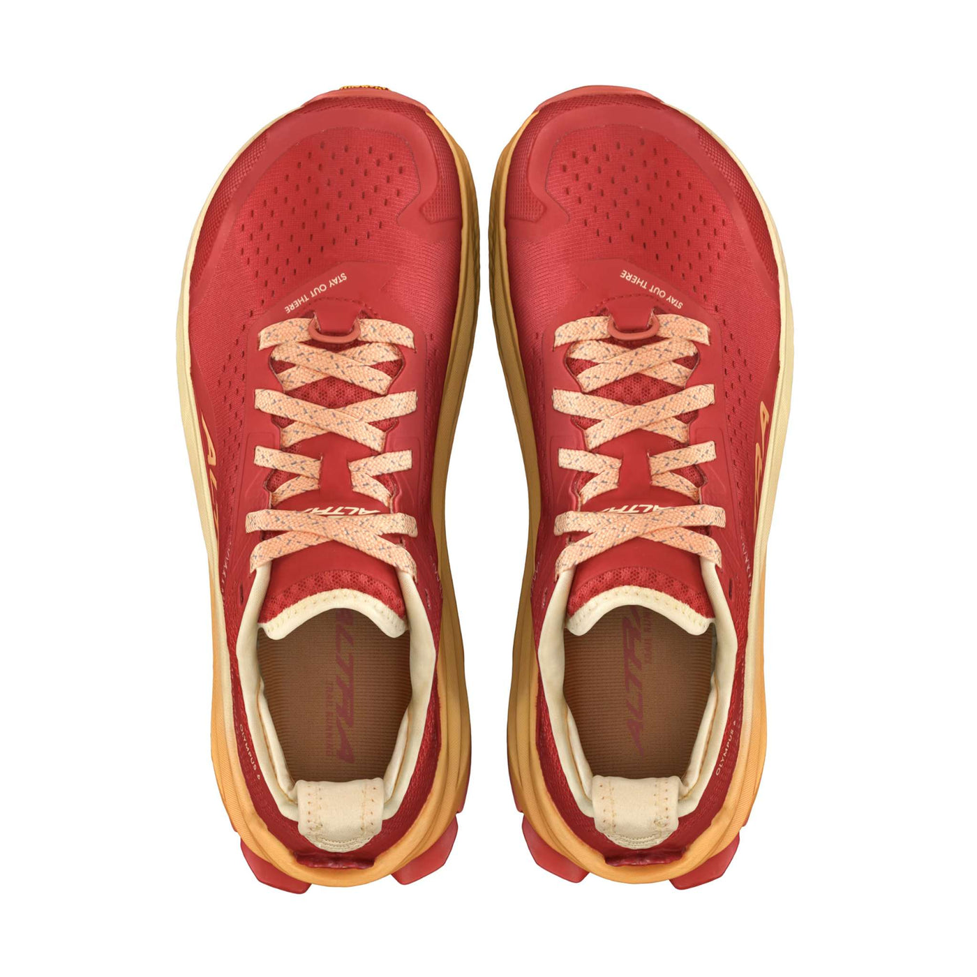 Altra Olympus 6 - Womens | Trail Running Shoe | Further Faster Christchurch NZ | #red-orange