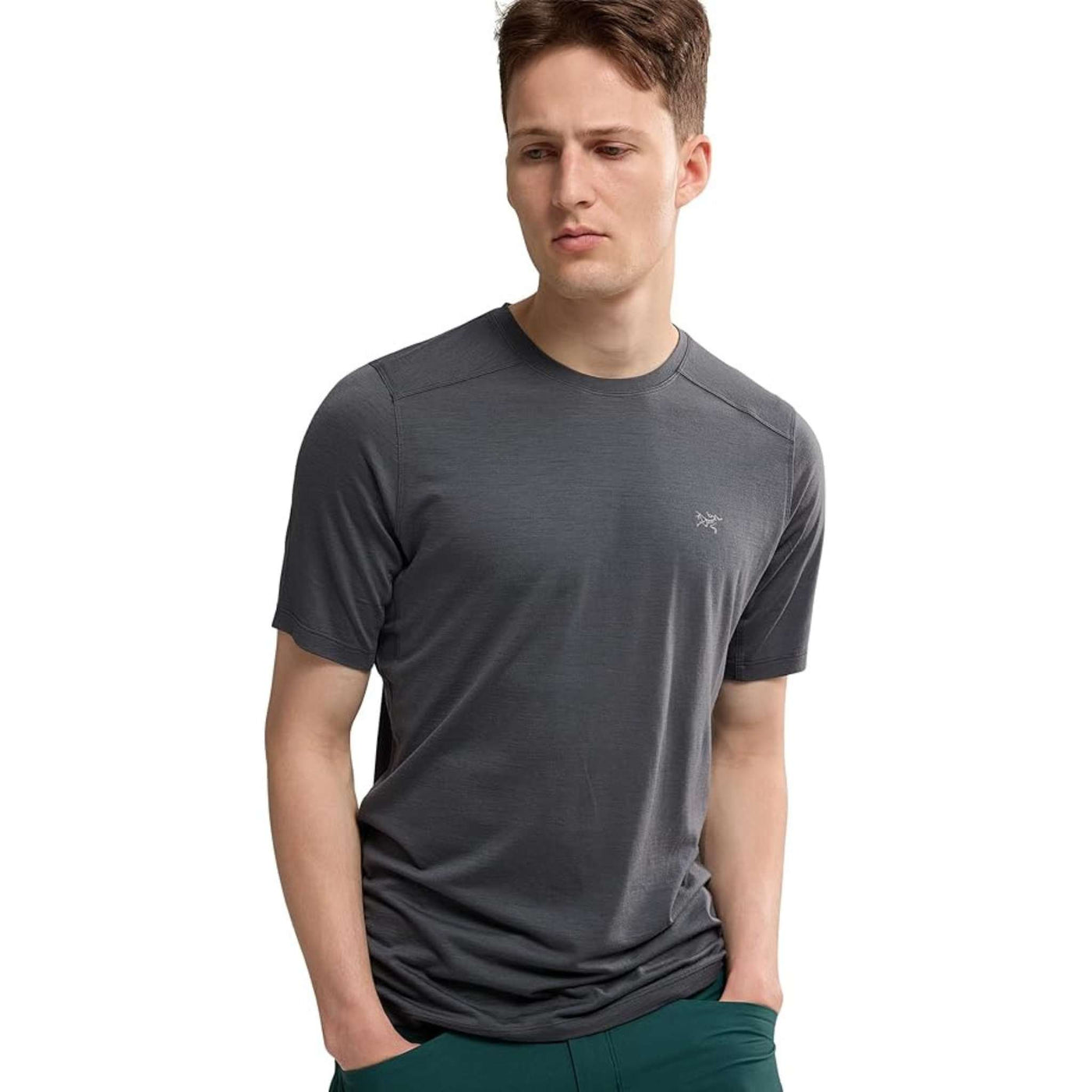 Arc'teryx Ionia Merino Wool Short Sleeve T-Shirt - Mens | Men's Hiking and Climbing T-Shirt | Further Faster Christchurch NZ | #cloud