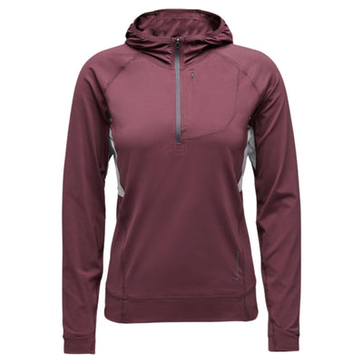 Black Diamond Alpenglow Pro Hoody - Womens | Women's Softshell And Fleece | Further Faster Christchurch NZ #fig