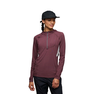 Black Diamond Alpenglow Pro Hoody - Womens | Women's Softshell And Fleece | Further Faster Christchurch NZ #fig