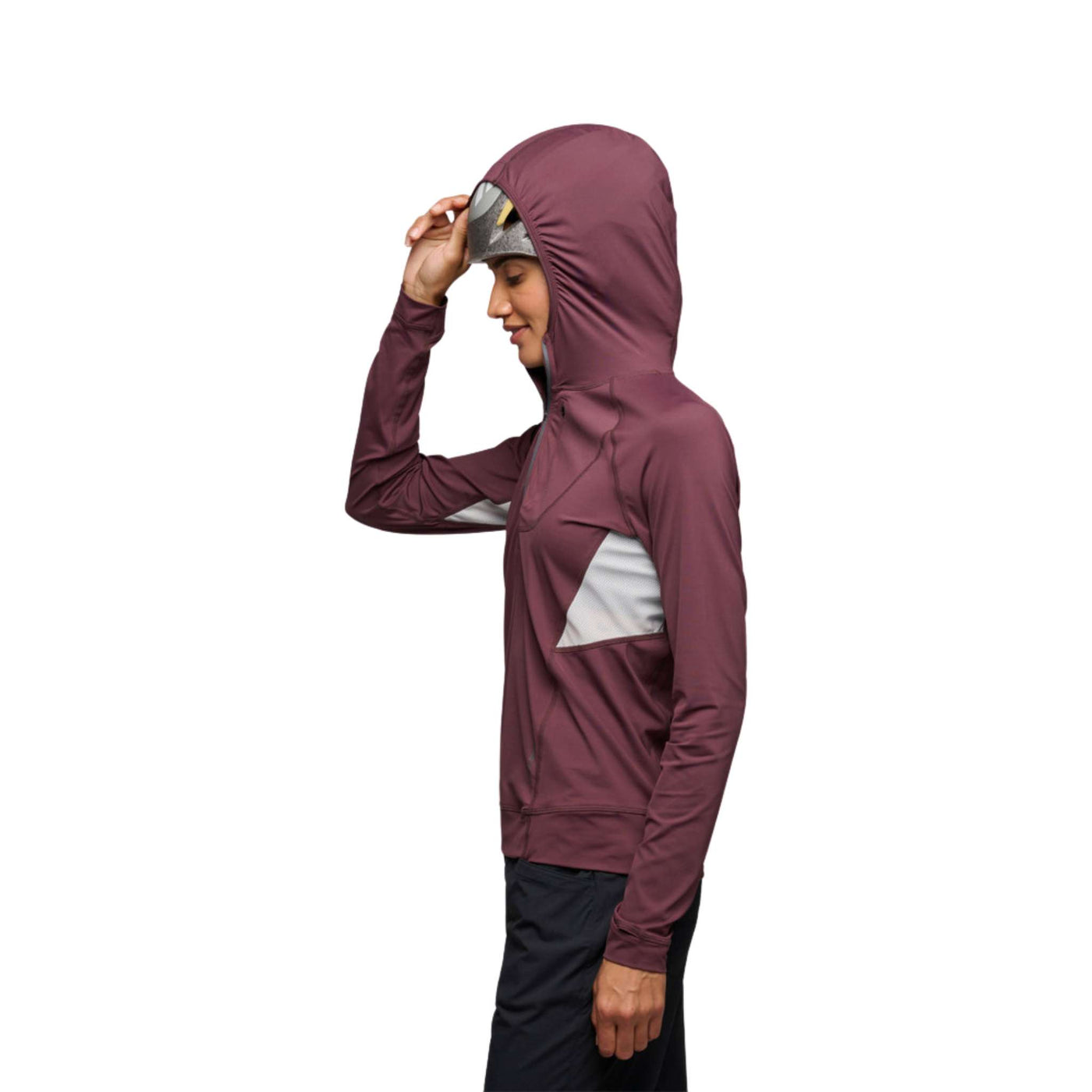 Black Diamond Alpenglow Pro Hoody - Womens | Women's Softshell And Fleece | Further Faster Christchurch NZ #fig