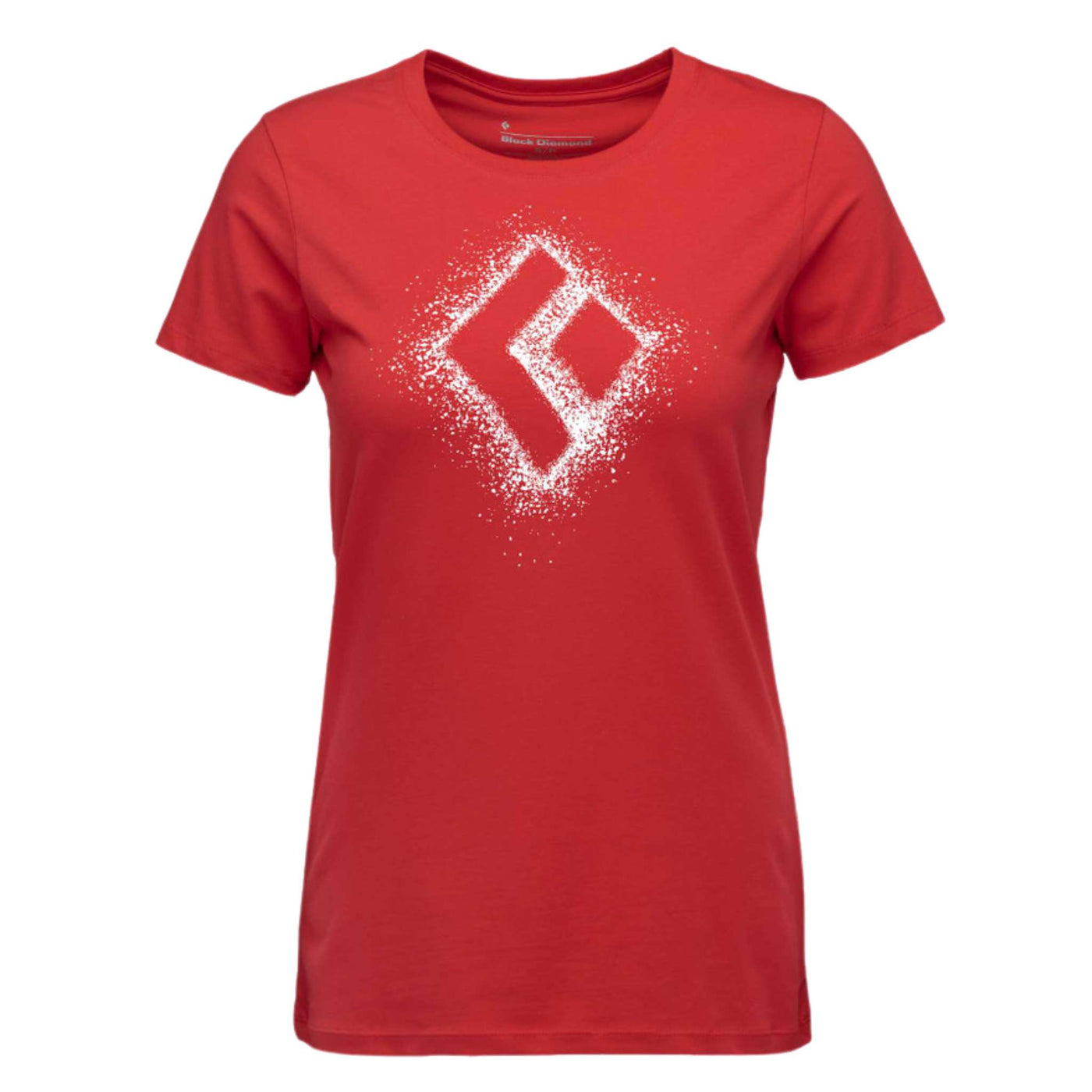 Black Diamond Chalked Up 2.0 T-Shirt - Womens | Womens Rock Climbing & Bouldering Tee Shirt | Further Faster Christchurch NZ #coral-red