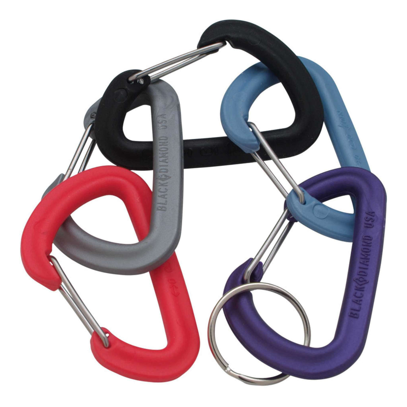 Black Diamond Jivewire Accessory Carabiner | Rock Climbing Gear | Further Faster Christchurch NZ