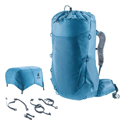 Deuter Aircontact Ultra 50+5 Pack | Tramping & Hiking Packs | Further Faster Christchurch NZ | #wave-ink