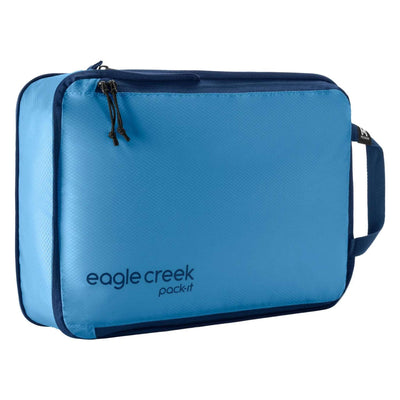 Eagle Creek Pack-It Isolate Compression Cube - Medium | Travel Organizer Pack | Further Faster Christchurch NZ | #blue-dawn