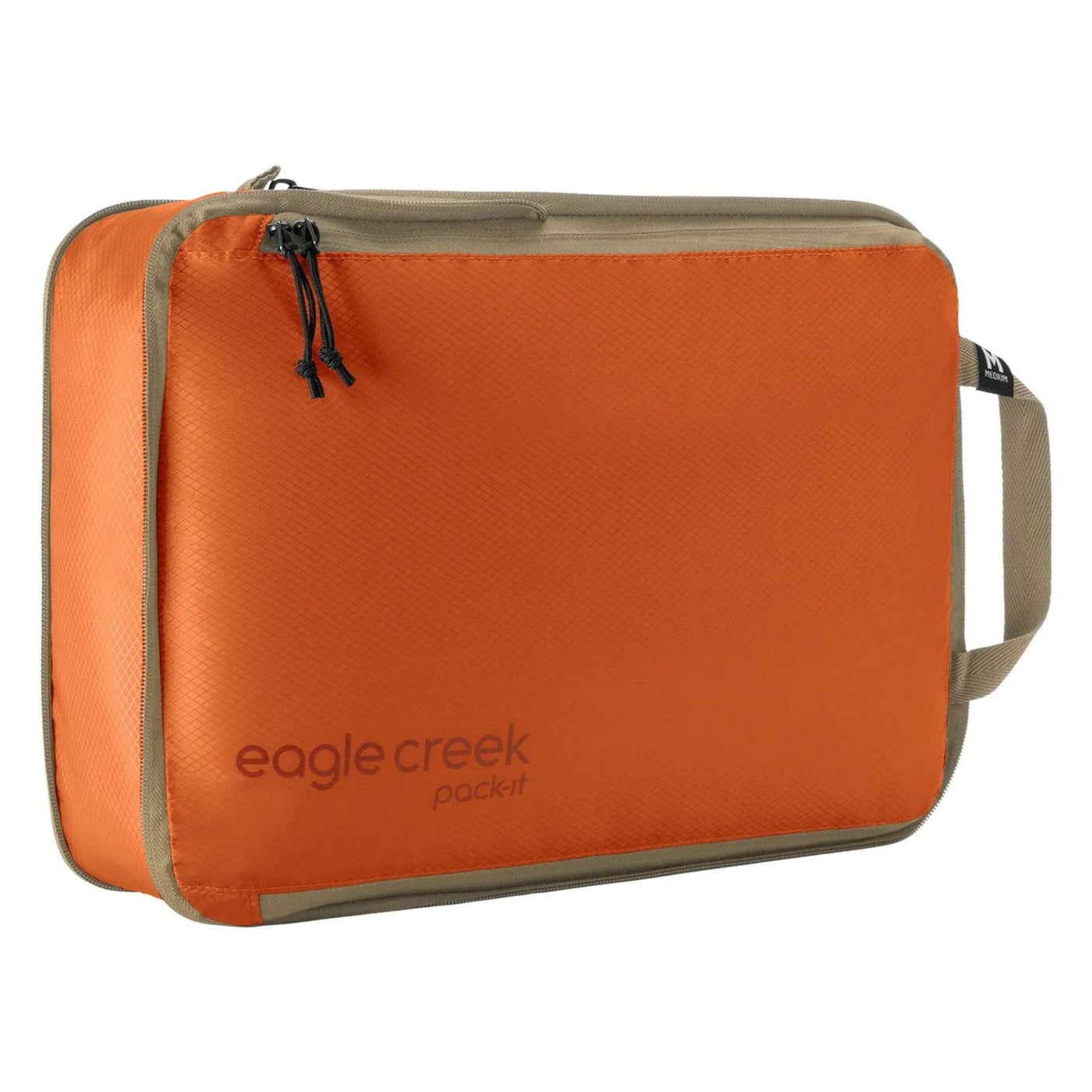 Eagle Creek Pack-It Isolate Compression Cube - Medium | Travel Organizer Pack | Further Faster Christchurch NZ | #mandarin