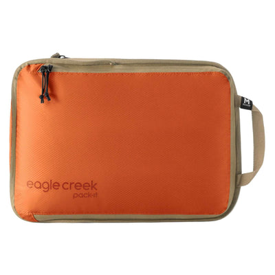 Eagle Creek Pack-It Isolate Compression Cube - Medium | Travel Organizer Pack | Further Faster Christchurch NZ | #mandarin