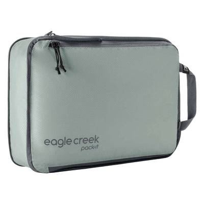 Eagle Creek Pack-It Isolate Compression Cube - Medium | Travel Organizer Pack | Further Faster Christchurch NZ | #storm-grey